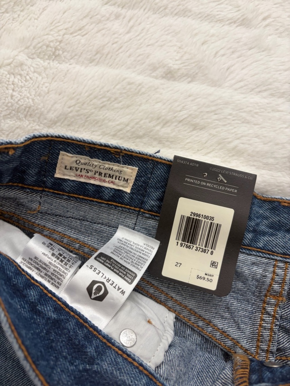 Levi's 501 Rolled Women’s Shorts - Picture 6 of 7